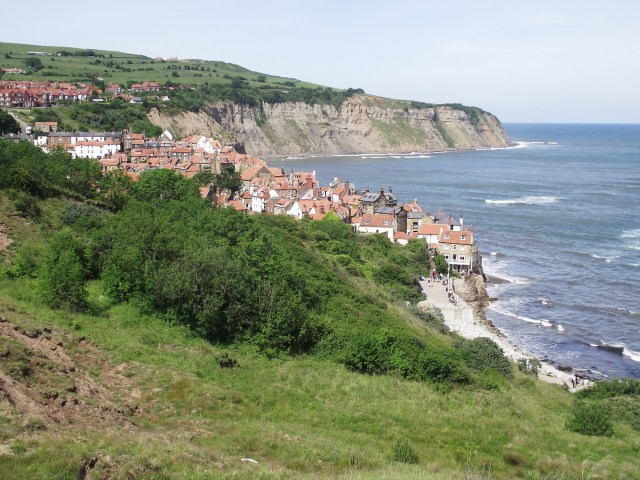 The old village, looking more Italian than Yorkshire