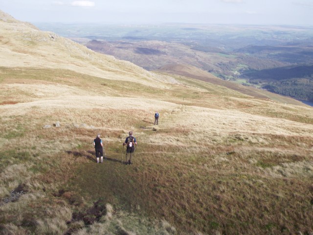 ….and even more downhill.