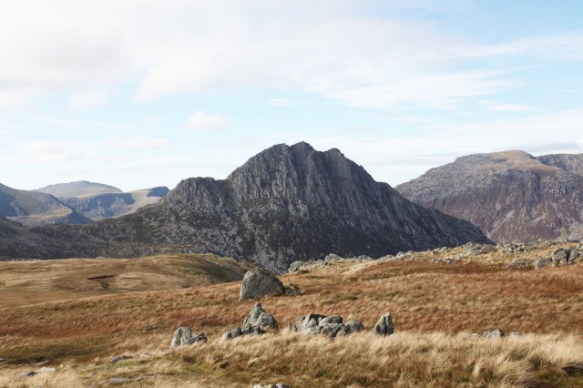 Tryfan from the slopes of Y Foel Goch (JB)