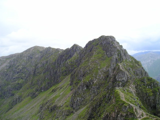 Looking back to The Pinnacles