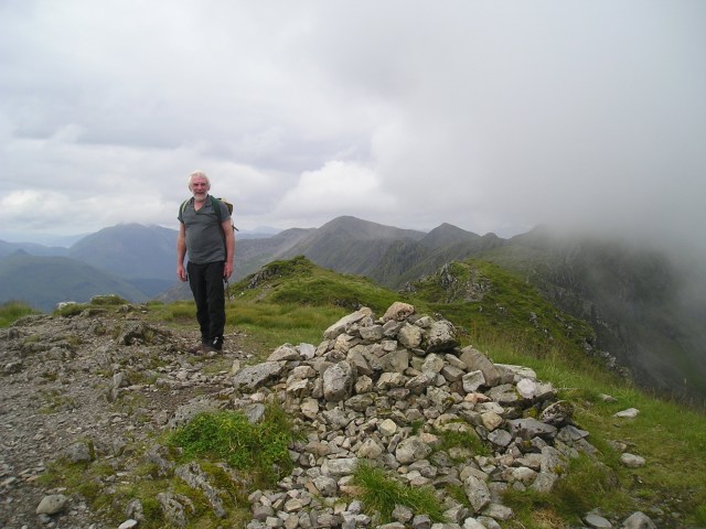 The summit of Am Bodach