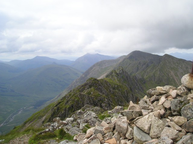 The Pinnacles from Meall Dearg