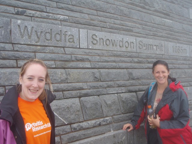 …. and at the visitor centre of ‘Hafod Eryri’ just below the summit
