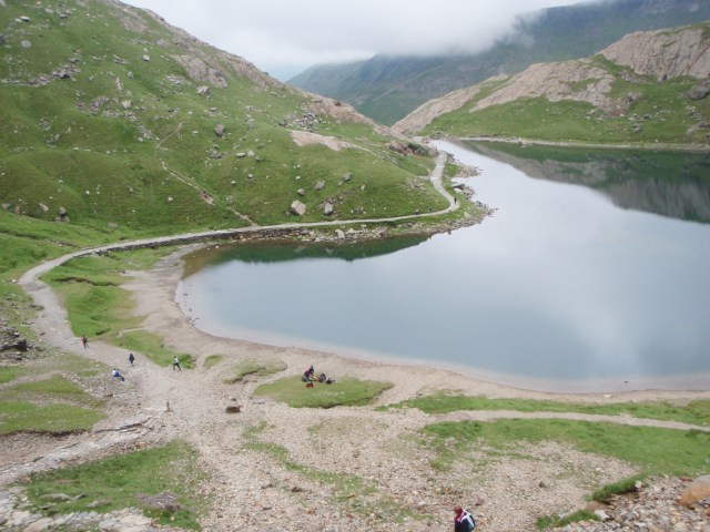 Almost at the lake of Glaslyn