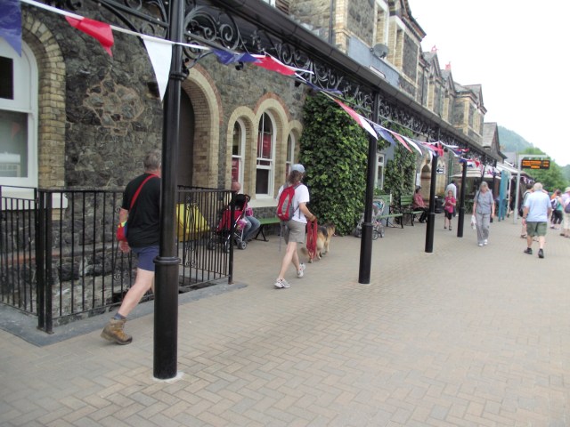 Back in town at Betws y Coed railway station