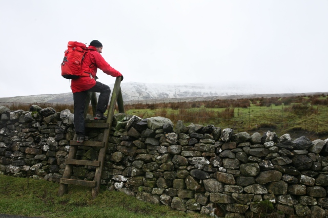 The Berghaus Arete 40 – a good winter rucksack with lots of room  (JB)