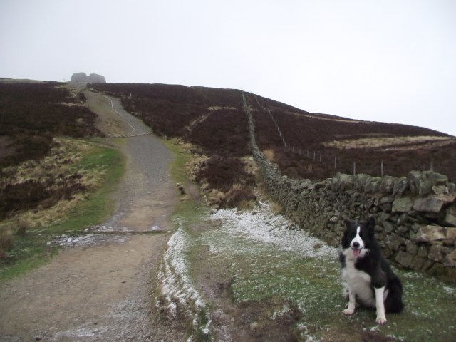 ‘Mist’ on the Moel Famau path