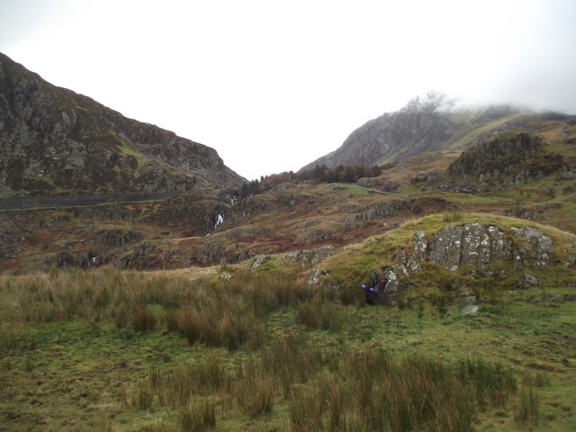 …. while well camouflaged  body Margaret packs up her gear