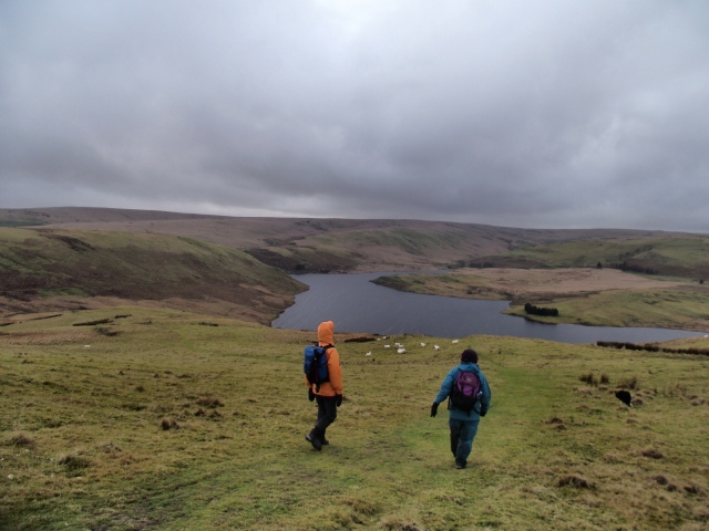 On the move again, heading down to Craig Goch Reservoir