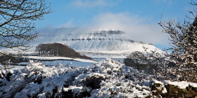 Pen y Ghent in the sun on Monday (Spine)