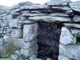 Another view of the entrance to the hut