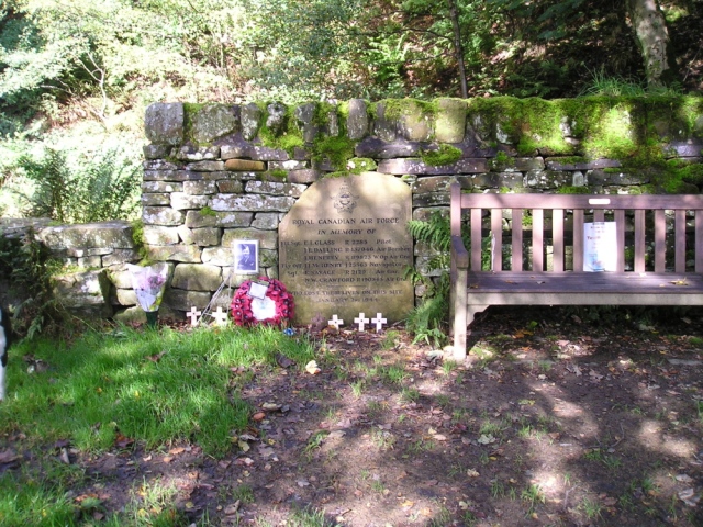 World War II memorial near Haworth, West Yorkshire