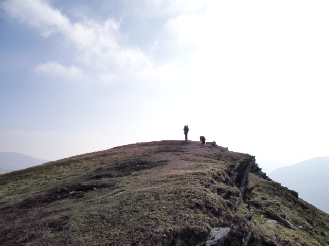 Foel Goch – our last summit before heading down