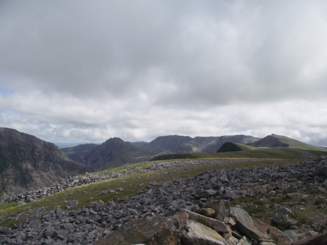 Y Garn on a good day - on the far right, seen from the north