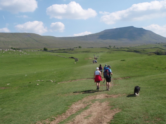 After another short break, it was off to Ingleborough ….