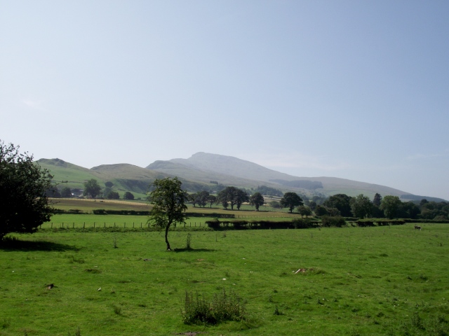The start of the Aran Ridge from Llanuwchllyn near Llyn Tegid (Bala Lake)