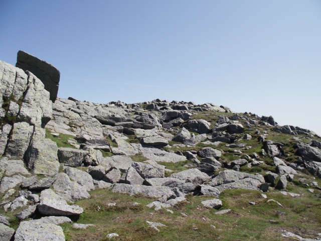 The summit rocks of Aran Fawddwy