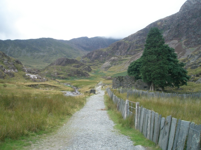 The lower section of the Watkin Path (PS)