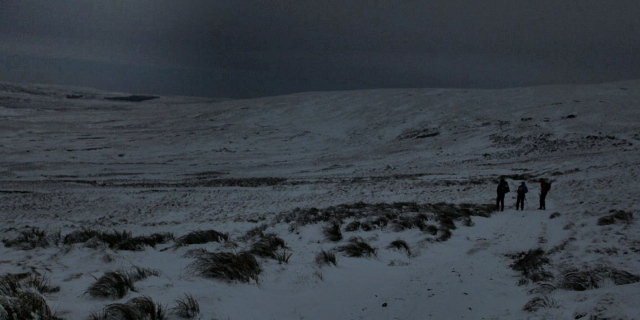 The loneliness of the Pennines in winter (JB)
