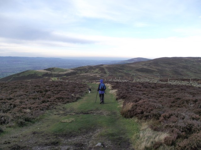 On the ridge from Moel Famau to Moel Llys y Coed