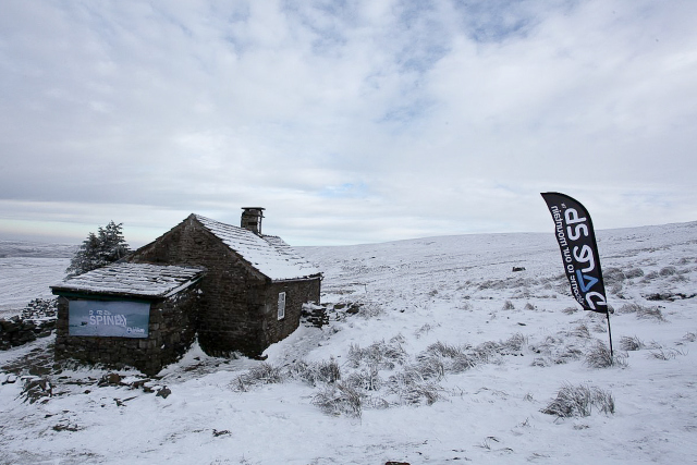 Home for two days on the Spine Race – Greg’s Hut in the Northern Pennines (Photograph © John Bamber)