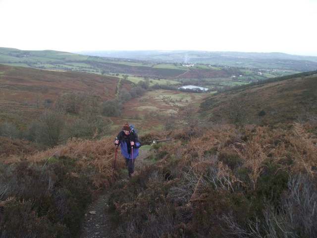 Looking back towards Cilcain