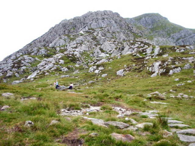 The start of the East Ridge of Pen yr Ole Wen