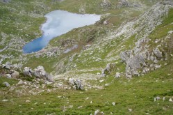 The lake of Ffynnon Lloer