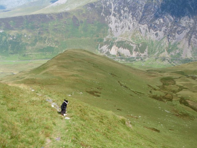 The start of the descent ….