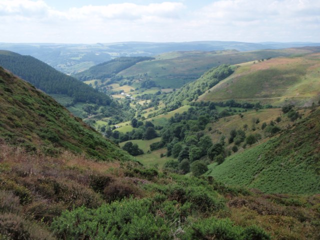 Looking south towards Llangollen