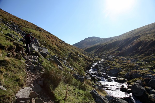 View up the Afon Goch (Red River) JB