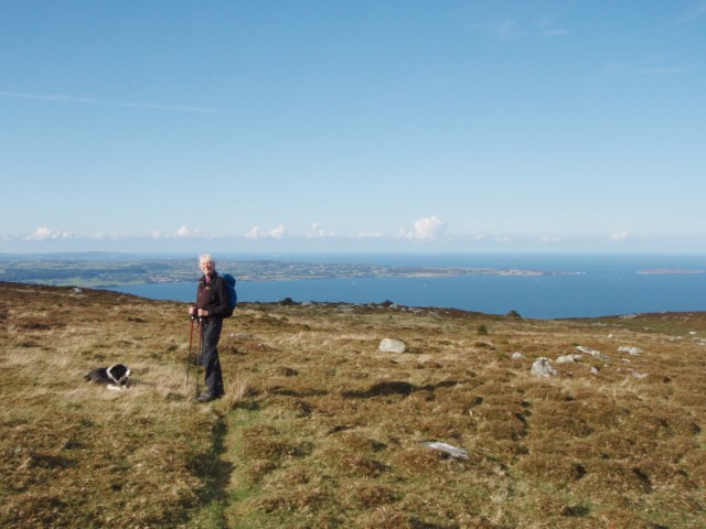 Above the coast at last