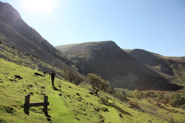 Heading for the top of the Falls