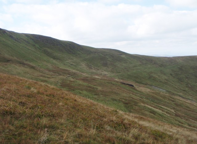 The cwm where the Lysander crashed