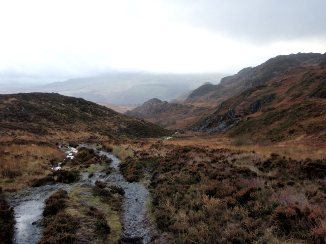 The path from Capel Curig to Trefriw