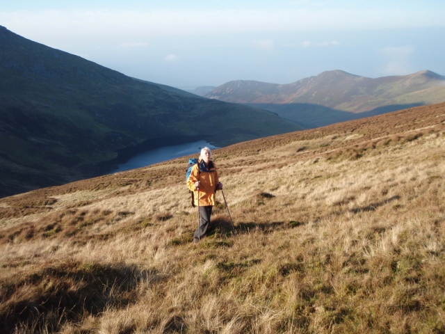 Getting near to the summit of Drum