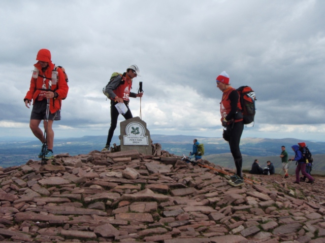 Pen y Fan summit with the ITERA race paying a visit
