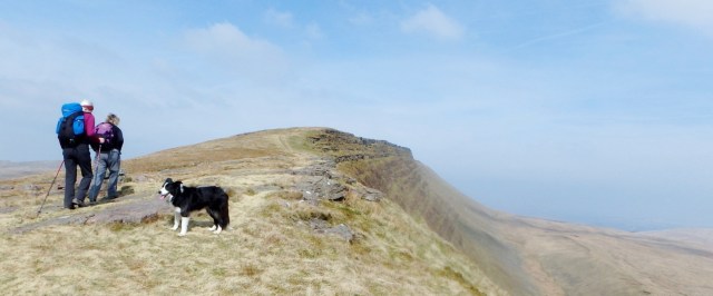 On the Fan Hir Ridge – Mynydd Du (The Black Mountain)