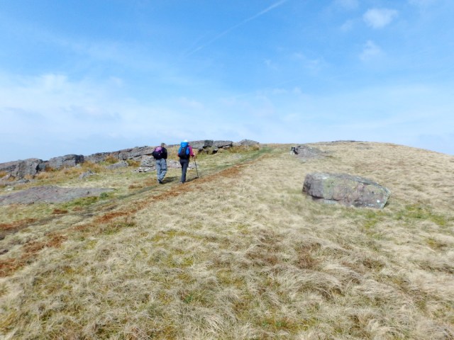 The last pull up to the escarpment