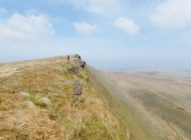 On the edge of the escarpment ….