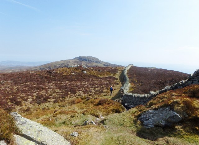 Tal y Fan seen from Foel Lwyd