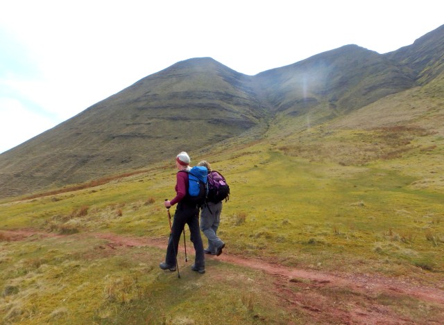 …. with the escarpment now above