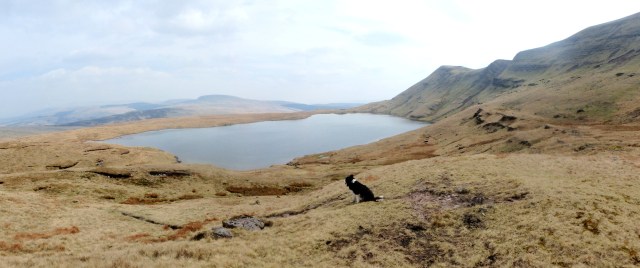 Llyn y Fan Fawr ahead