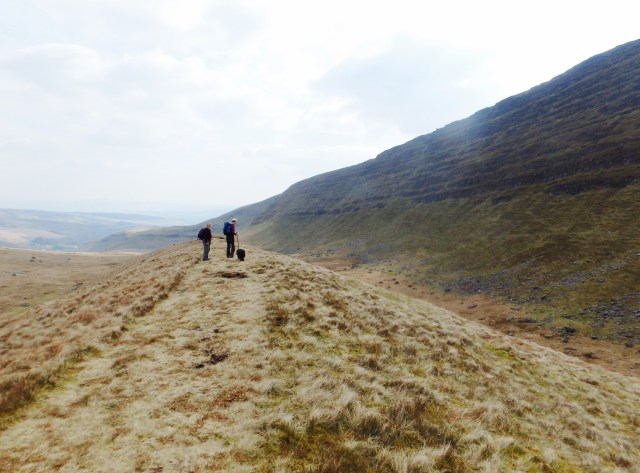 Below Fan Hir on the Beacons Way