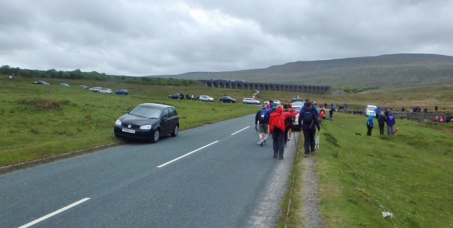 …. and eventually to the first pit stop at Ribblehead