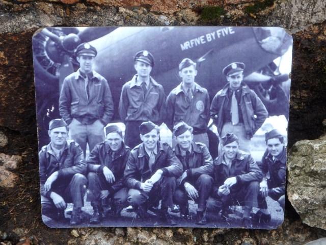 …. with a photograph of the crew