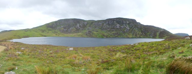 Arenig Fawr above the lake of Llyn Arenig Fawr