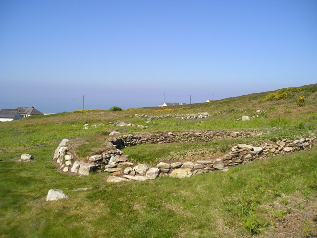 Another of the 20 or so hut circles near South Stack