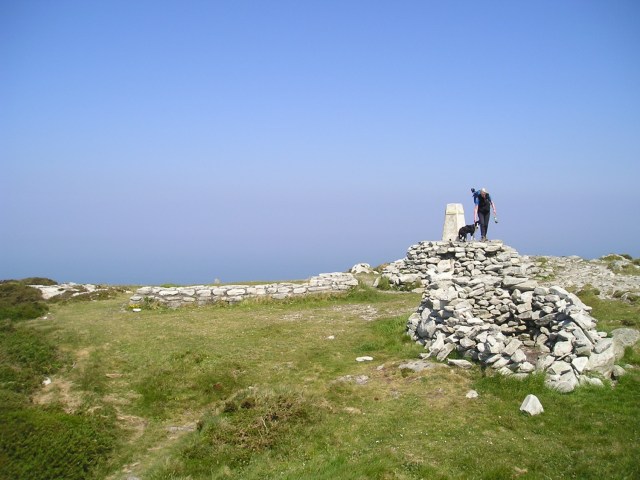 The summit – Mynydd Twr (Tower Mountain)