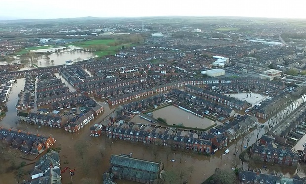 Carlisle flooded again – the third time in ten years